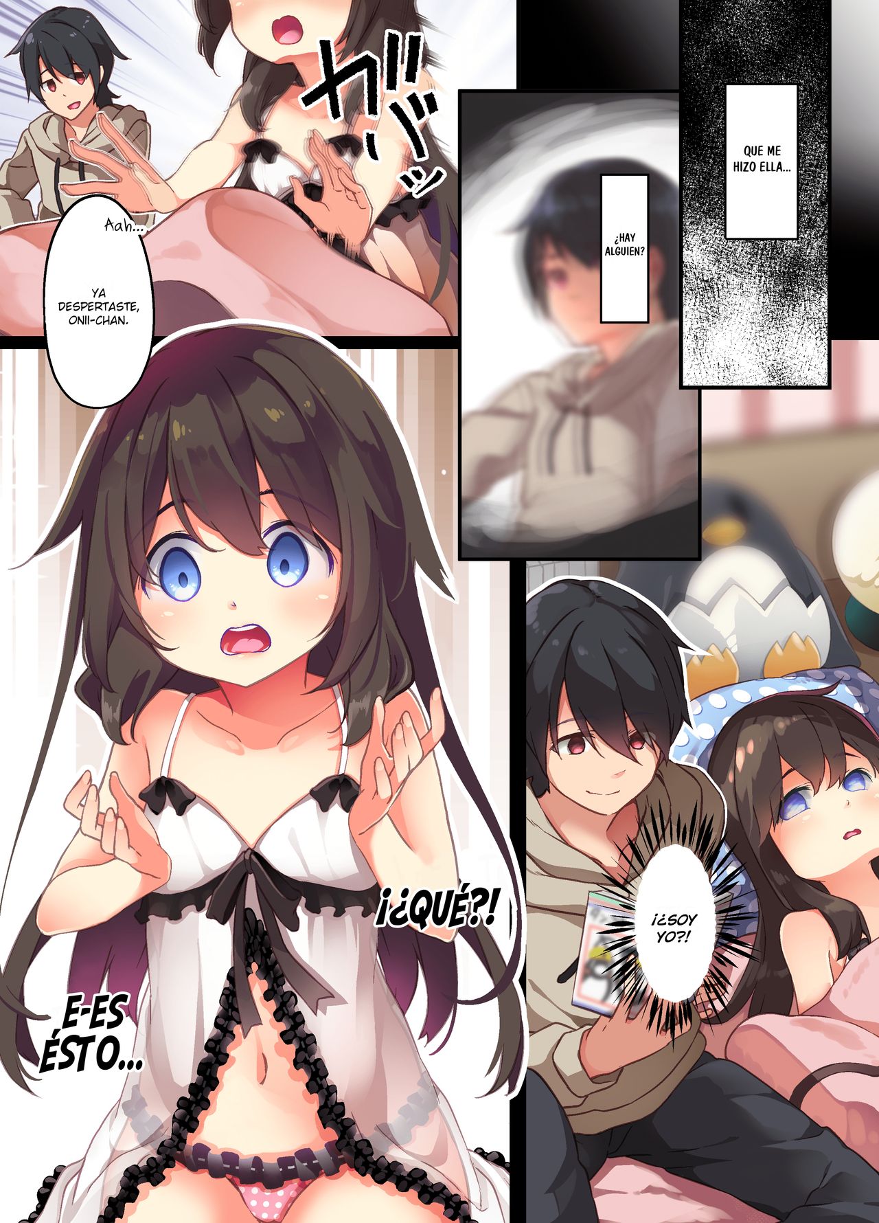 A Yandere Little Sister Wants to Be Impregnated by Her Big Brother, So She Switches Bodies With Him and They Have Baby-Making Sex page 9 full