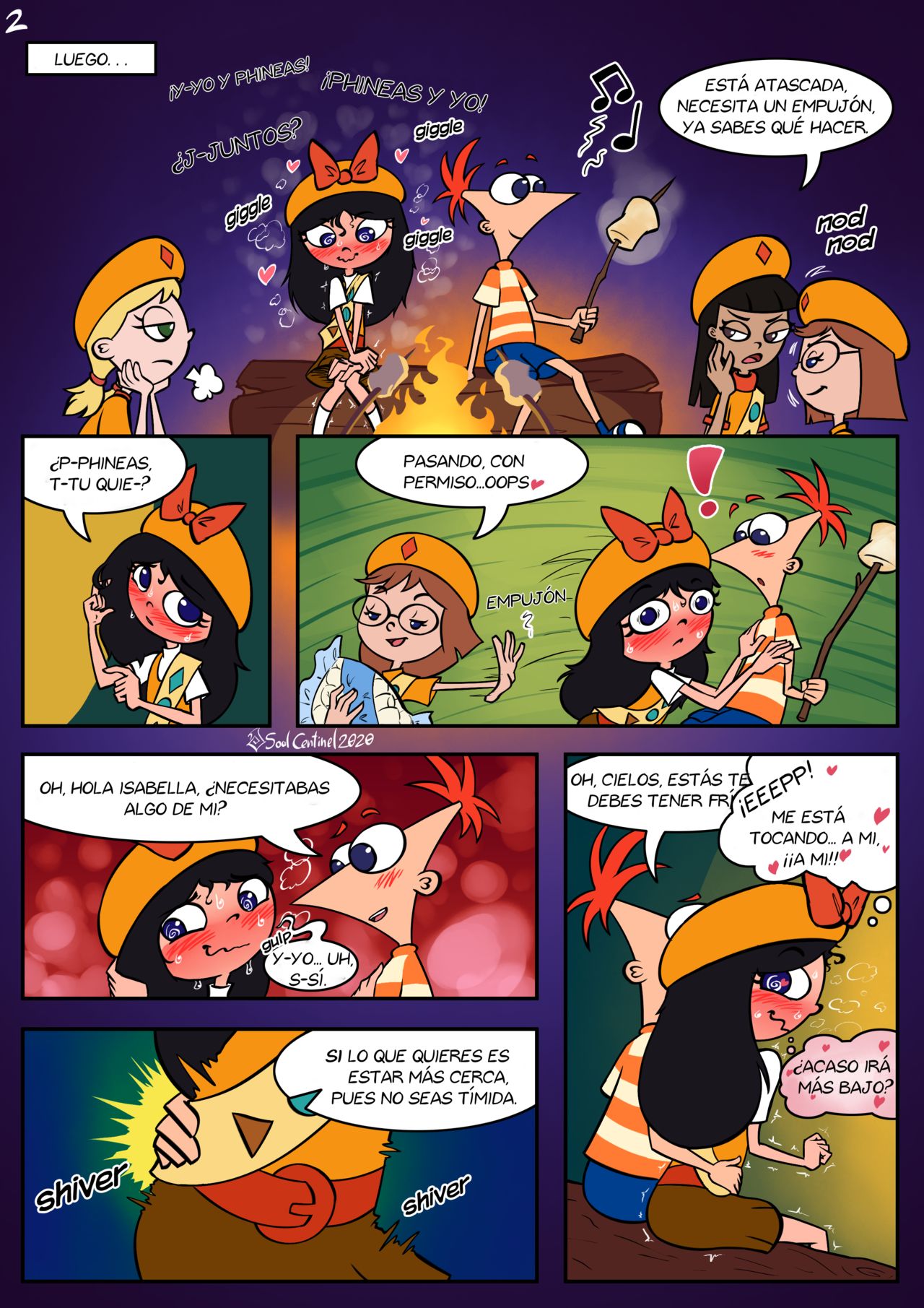 Pitching Tents Colored   Complete page 4 full