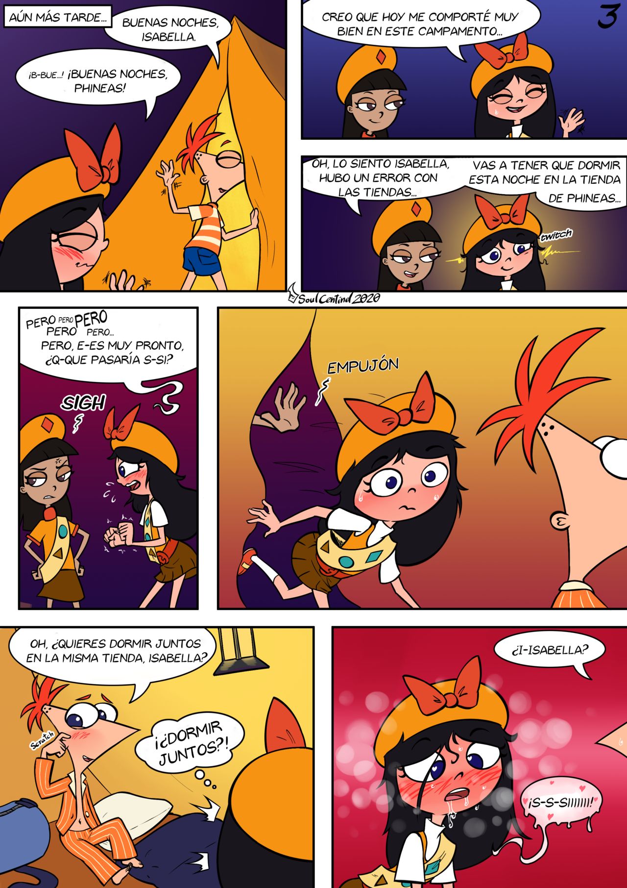 Pitching Tents Colored   Complete page 5 full