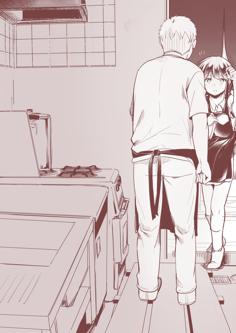 看板娘がいる定食屋の暇な時間帯の風景 page 4 full