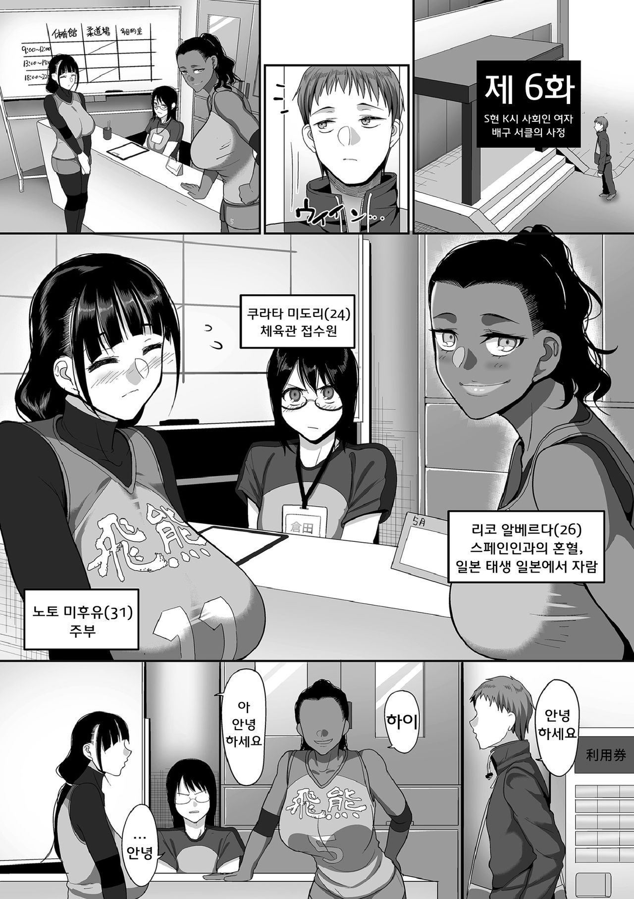 S-ken K-shi Shakaijin Joshi Volleyball Circle no Jijou Ch. 6 | S현 K시 사회인 여자 배구 서클의 사정 6화 page 1 full