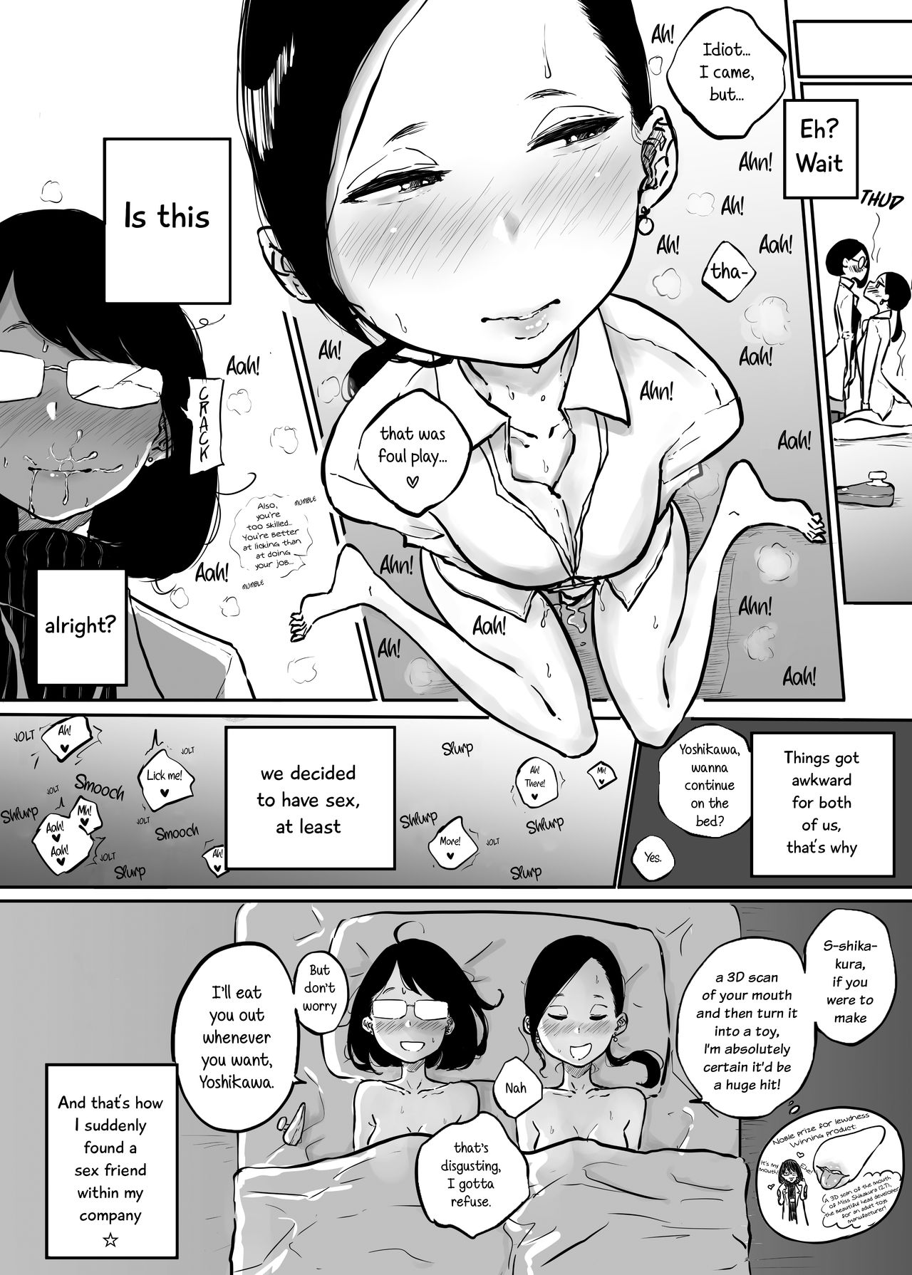 Zettai ni Ikasetai Adult Goods Maker Kaihatsubu VS Zettai ni Ikanai Adult Goods Maker Eigyoubu | The Sales Rep Who Absolutely Won’t Come VS The Researcher Who Absolutely Wants to Make Her Come page 4 full