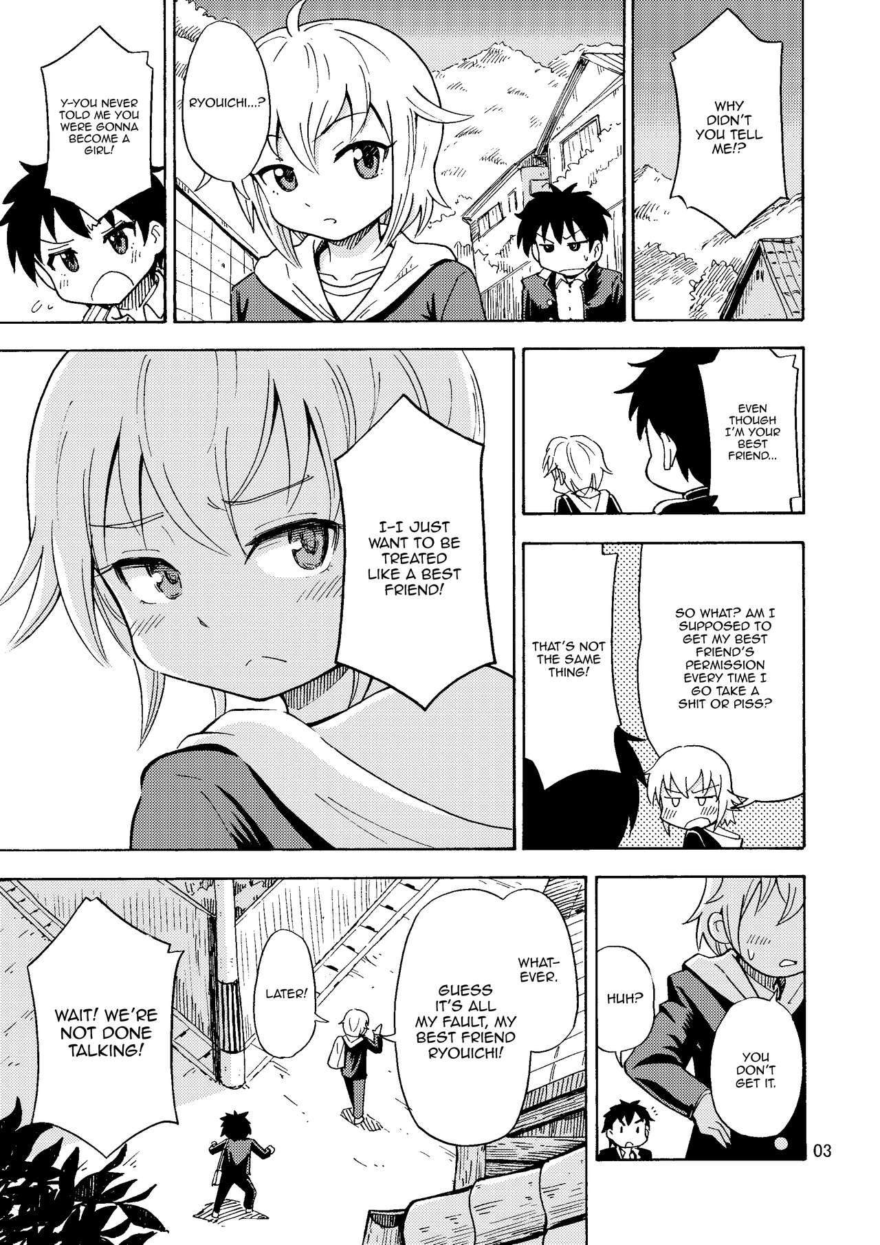 Shinyuu ga Onnanoko ni Narimashita | My Best Friend♂ Became a Girl page 4 full