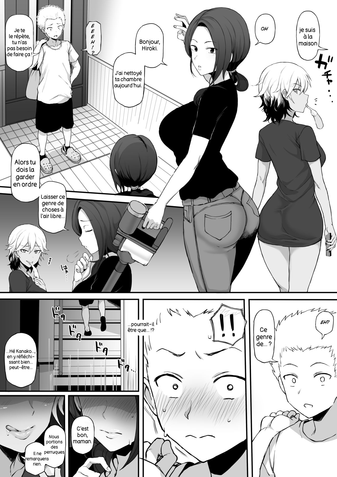 Kokujin no Tenkousei ni Haha o NTRru 4 Kuroi DVD page 1 full