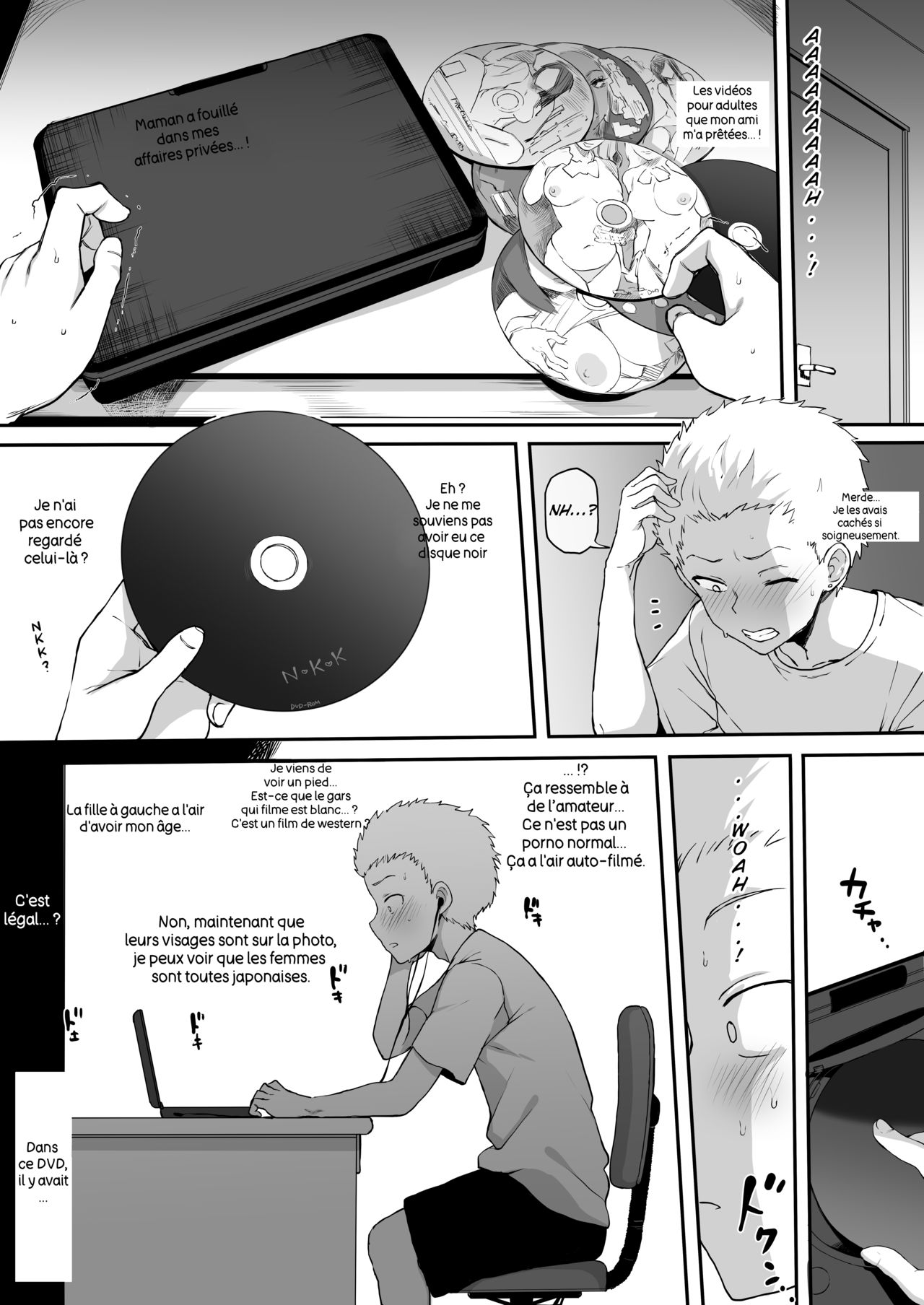 Kokujin no Tenkousei ni Haha o NTRru 4 Kuroi DVD page 2 full