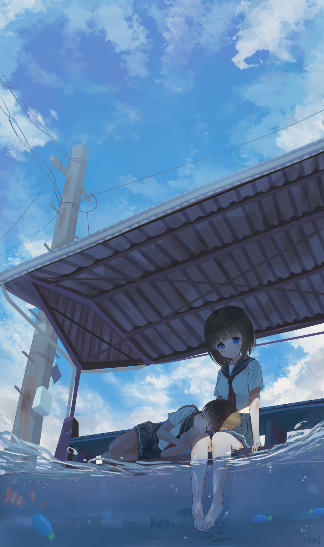 Bus stop Girls page 5 full