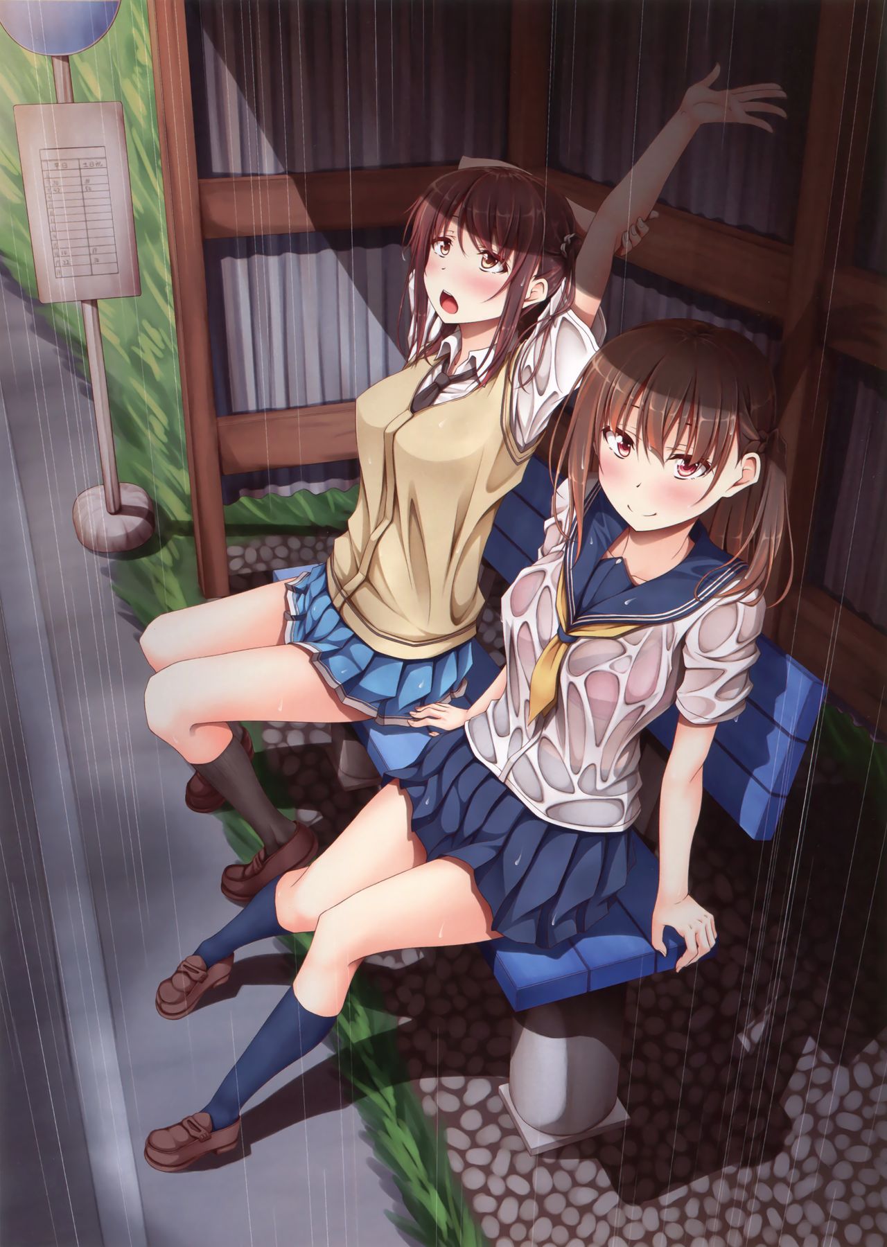 Bus stop Girls page 9 full