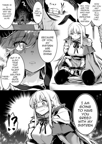 The Bewildered Adventurer-chan is Caught and Reverse-Raped as the Penis She Grew Gets Aroused by the Female Demons cover