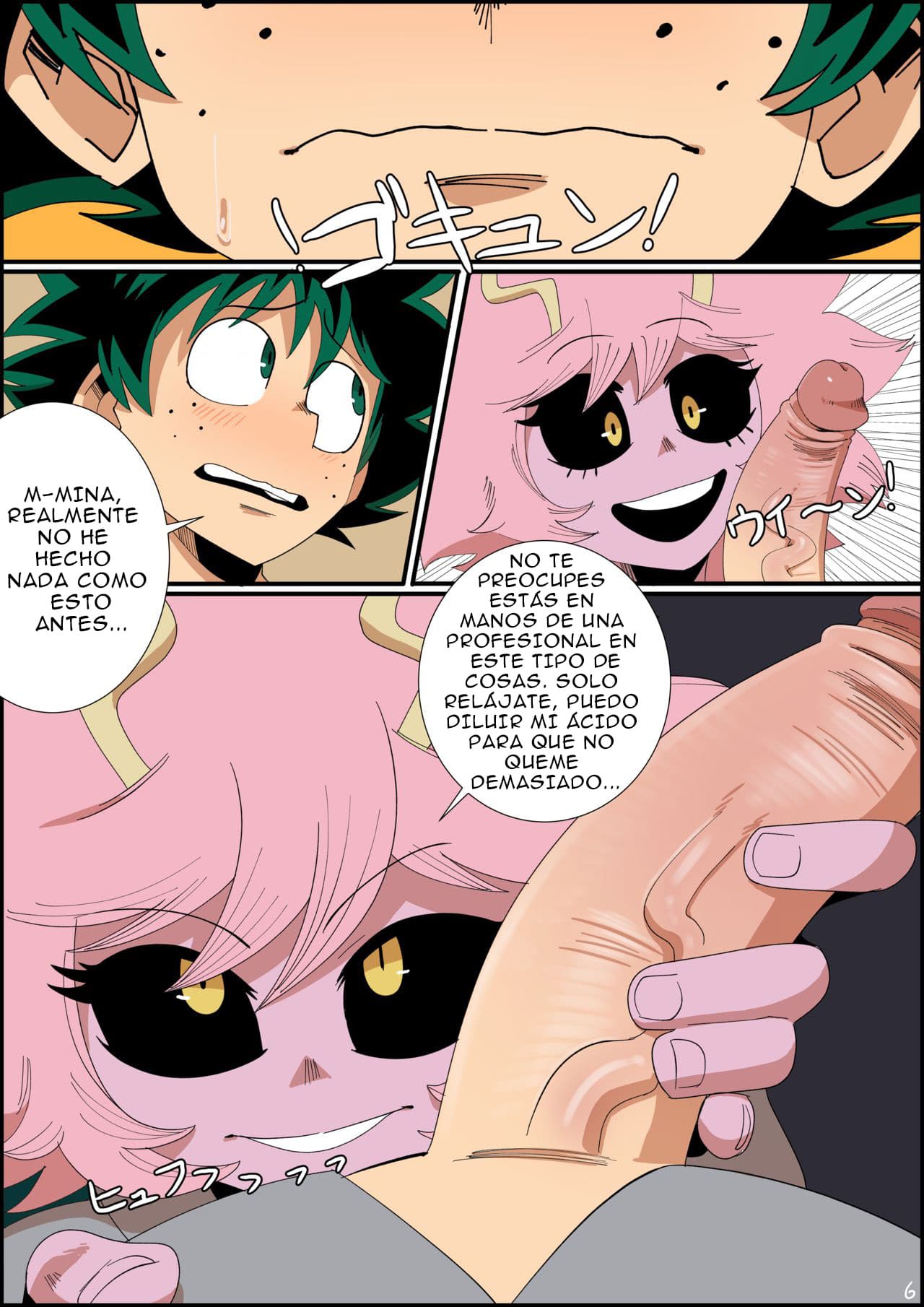Mina X Deku page 7 full