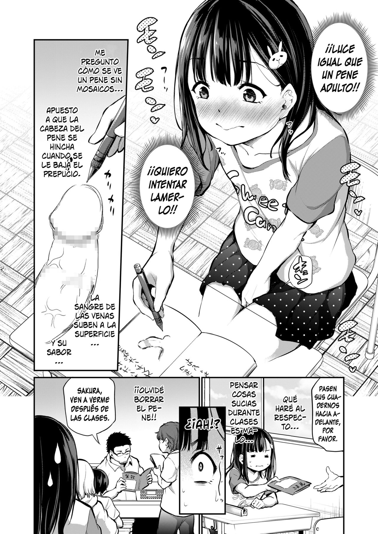 Sensei Ochinchin Misete Kudasai! | ¡Sensei, Muéstreme su Pene, Por Favor! page 2 full