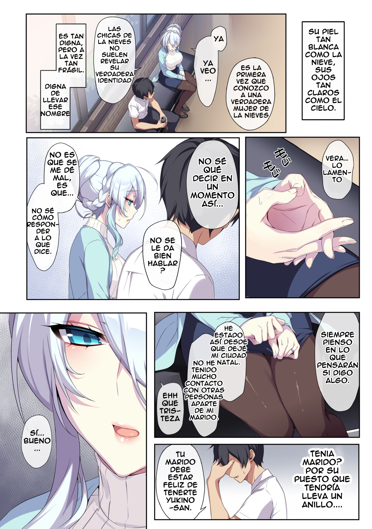 Hitozukiai ga Nigate na Miboujin no Yukionna-san to Noroi no Yubiwa page 5 full
