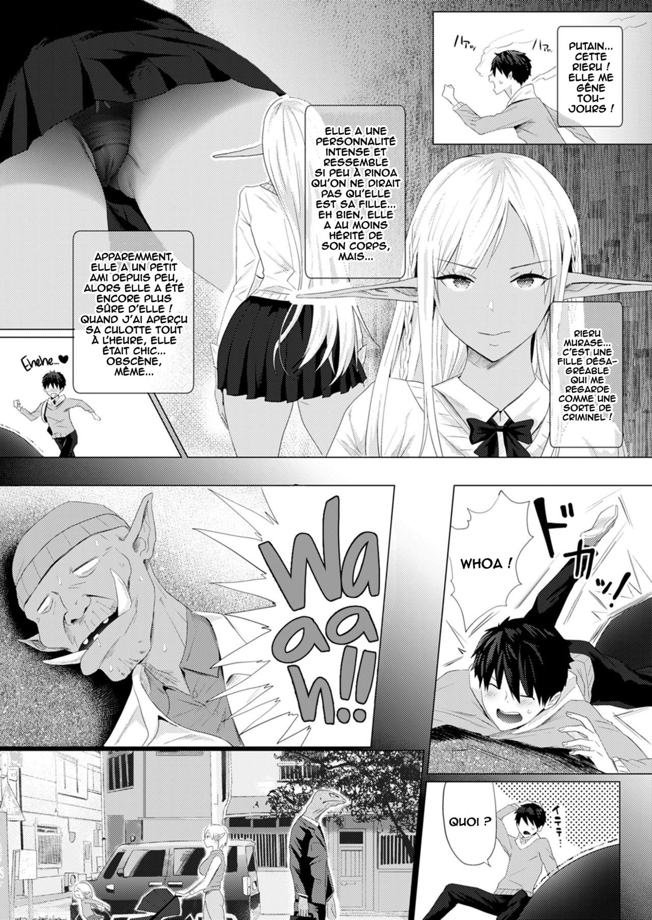 Orc Chinpo o Te ni Ireta! Elf Oyako o Ore Senyou Nama Onaho ni Shitatta www page 4 full