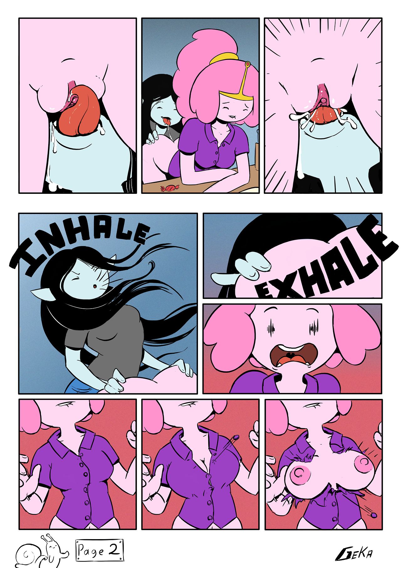 Bubbleline XXX Comic page 3 full