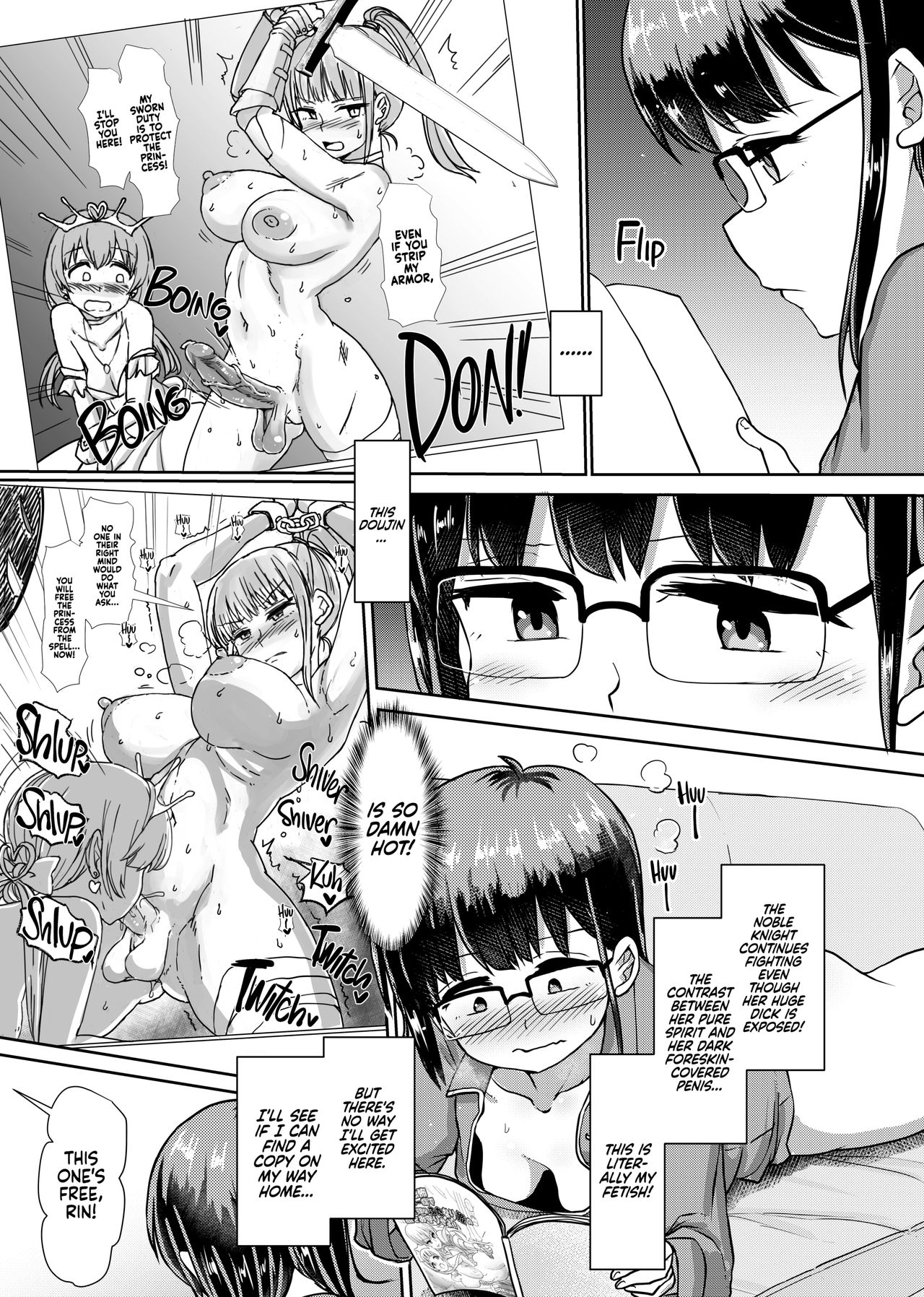 Futa Pra 5R Futanari Senmon Ohirune Salon | Joint Futanari Practice 5R: Futanari-Only Nap Salon page 4 full