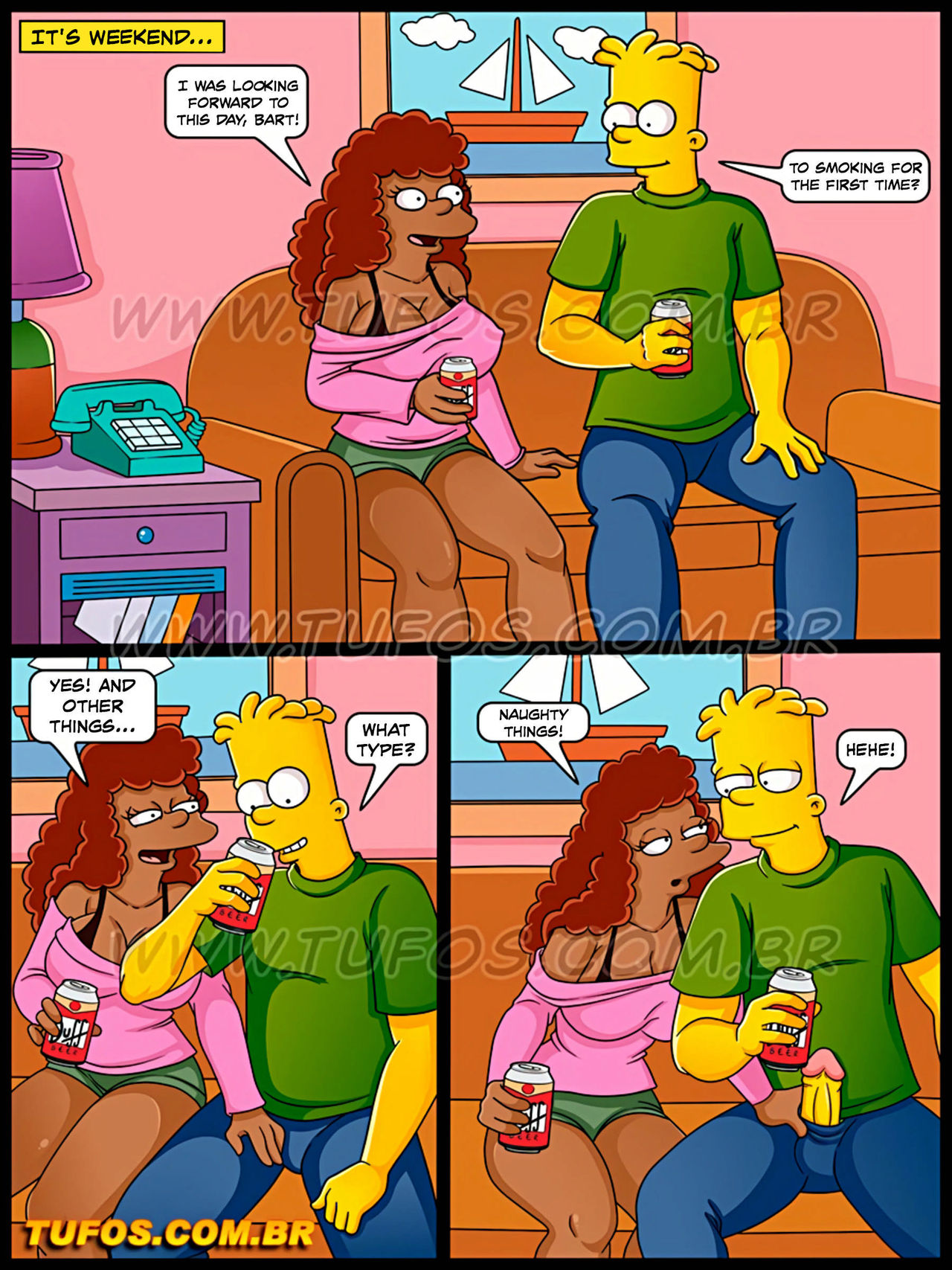 THE SIMPSONS 34 - TAKING THE COP’S COCK page 2 full