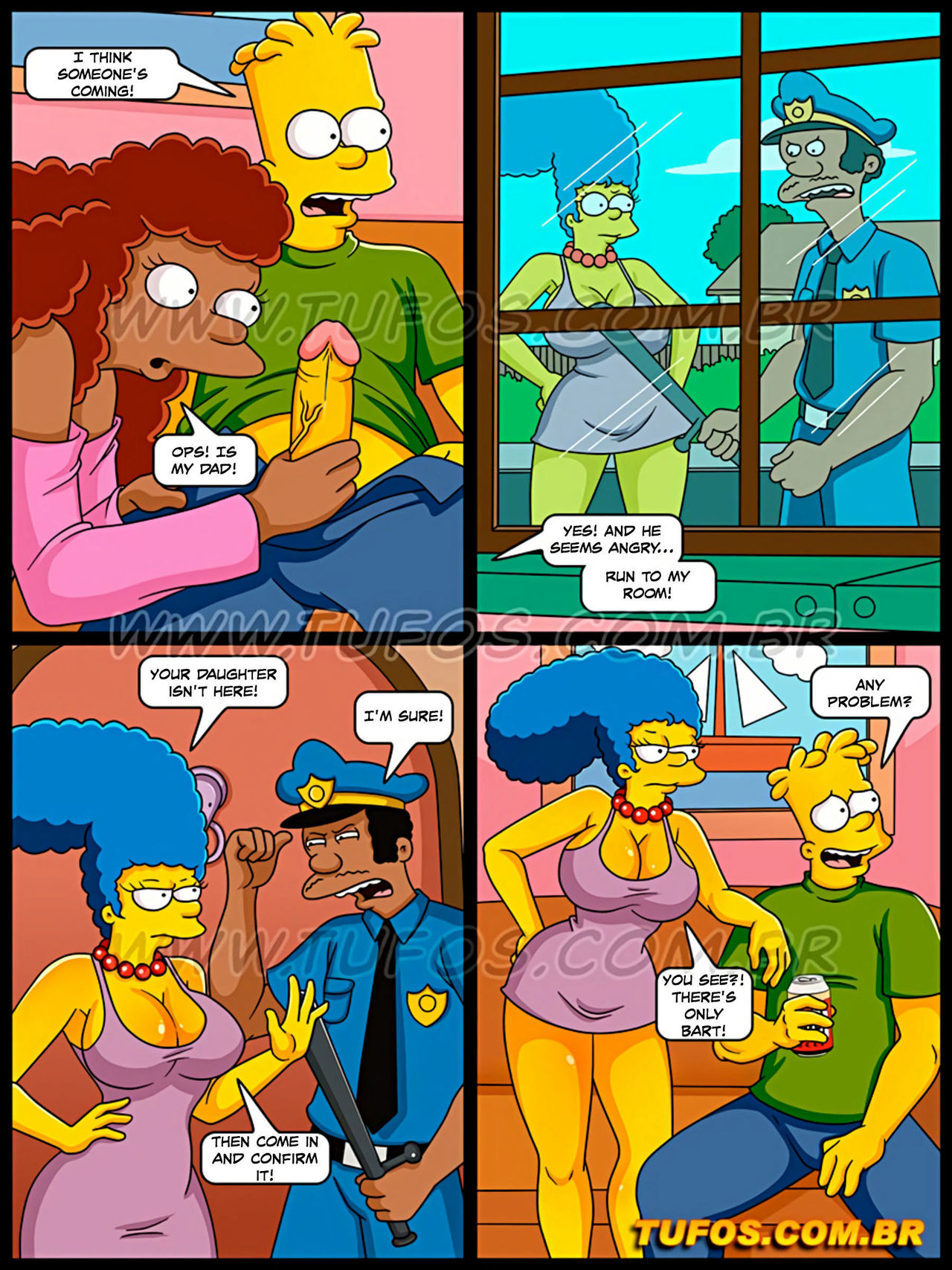 THE SIMPSONS 34 - TAKING THE COP’S COCK page 3 full