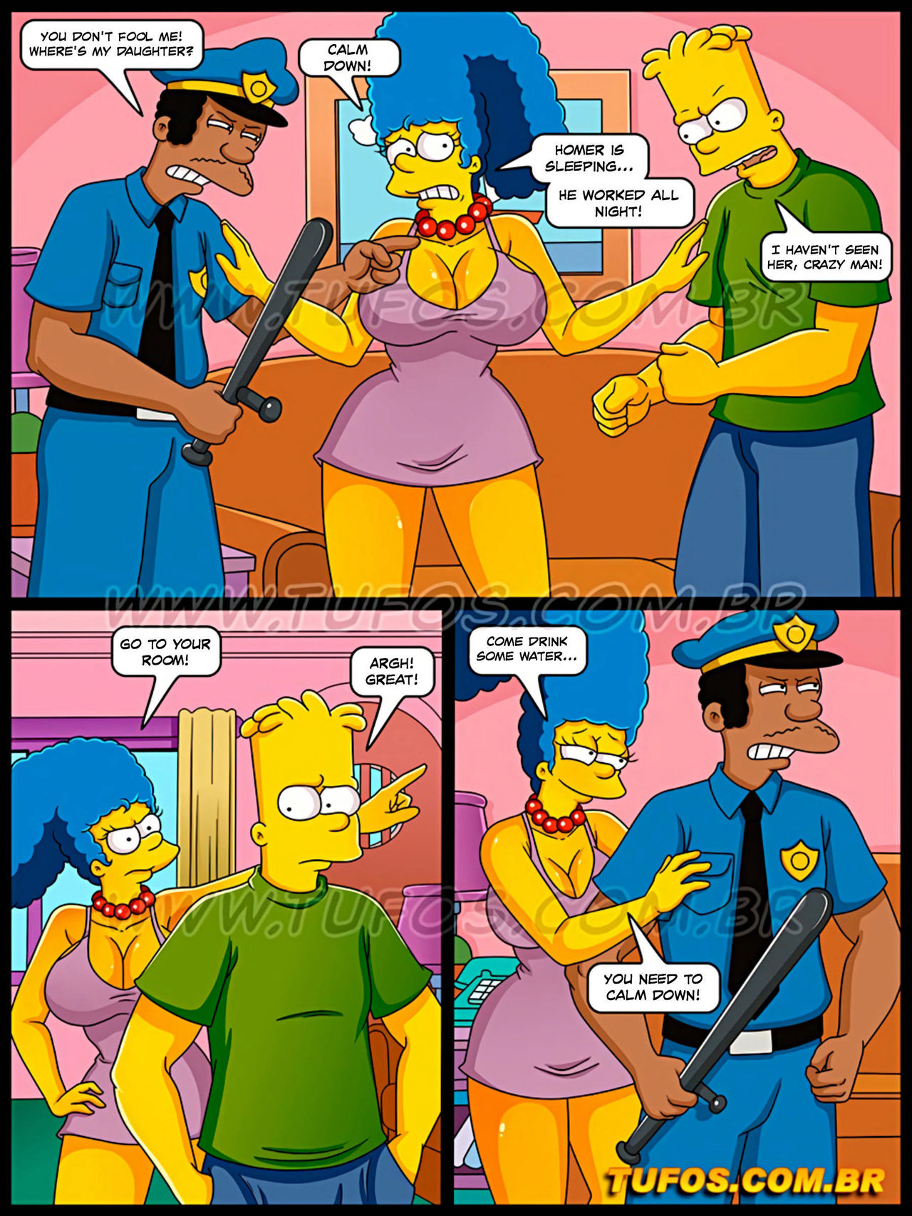 THE SIMPSONS 34 - TAKING THE COP’S COCK page 4 full