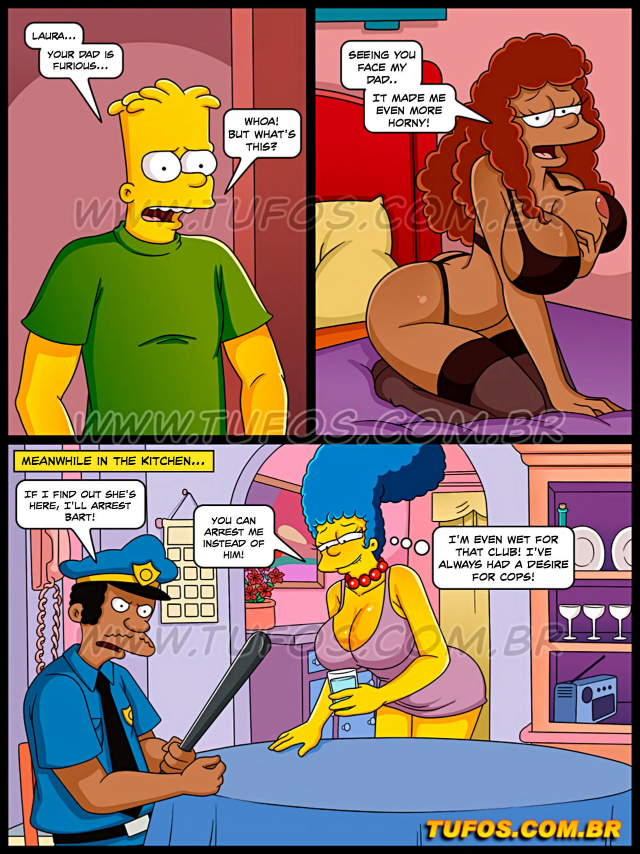THE SIMPSONS 34 - TAKING THE COP’S COCK page 5 full