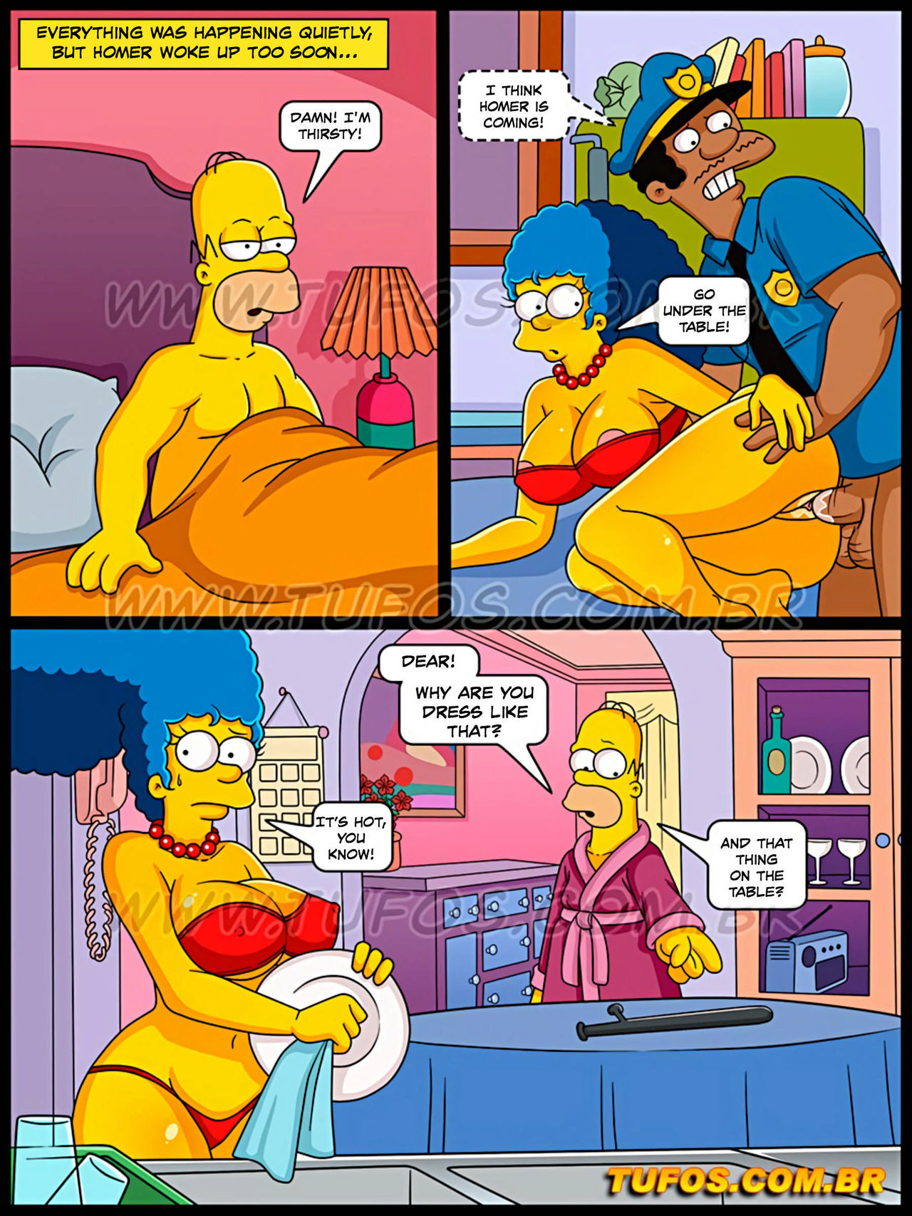 THE SIMPSONS 34 - TAKING THE COP’S COCK page 8 full