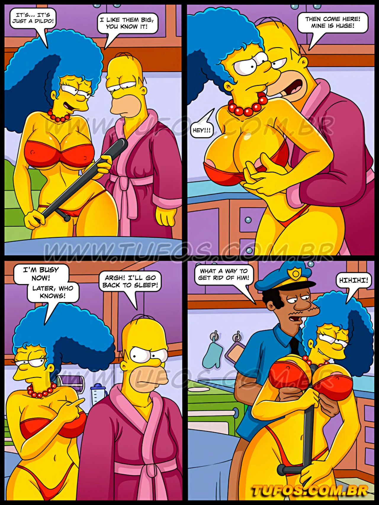 THE SIMPSONS 34 - TAKING THE COP’S COCK page 9 full