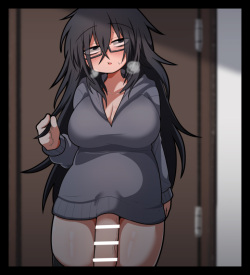 Ryoushin no Inai Toki ni Sasotte kuru Futanari Jimi Megane Imouto