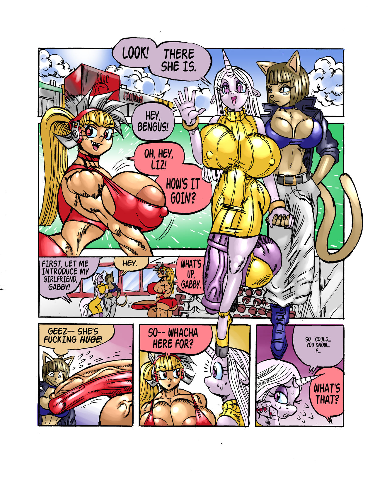 Training the Horsegirl! page 3 full