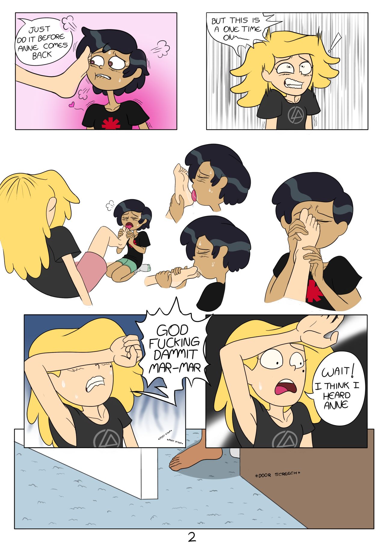 Amphibia /co/ Comic: Marcy Likes Feet page 2 full