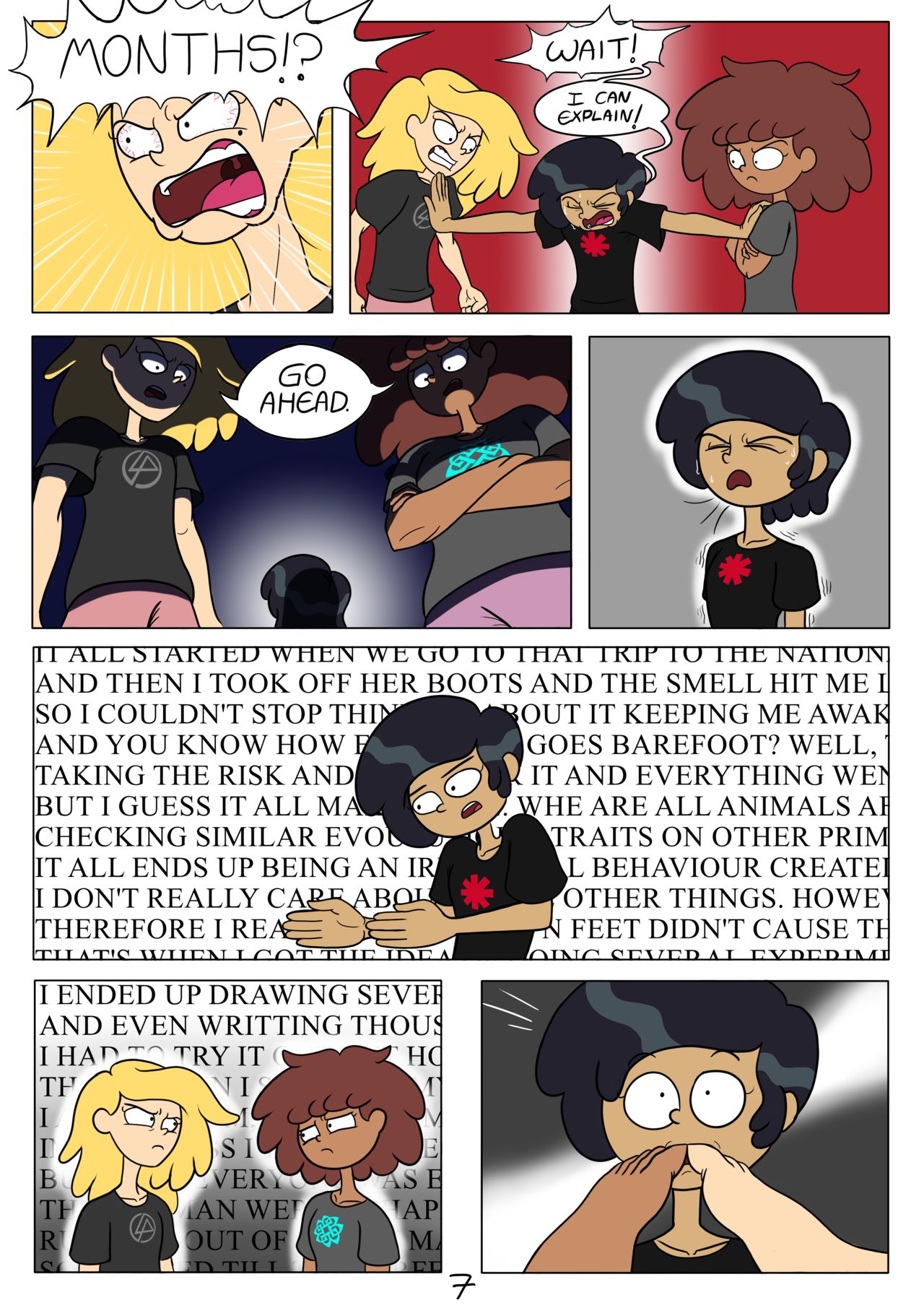 Amphibia /co/ Comic: Marcy Likes Feet page 7 full