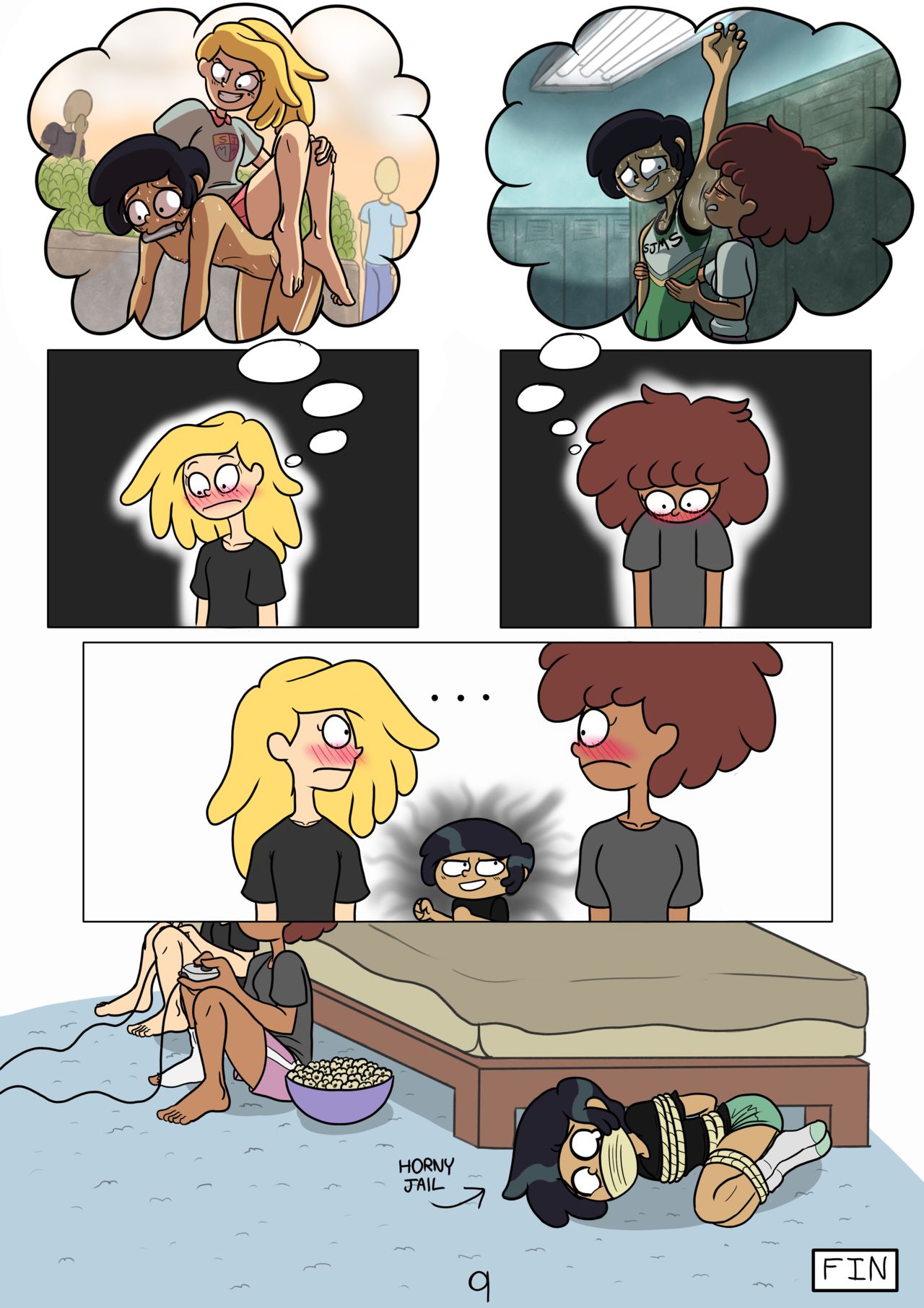 Amphibia /co/ Comic: Marcy Likes Feet page 9 full