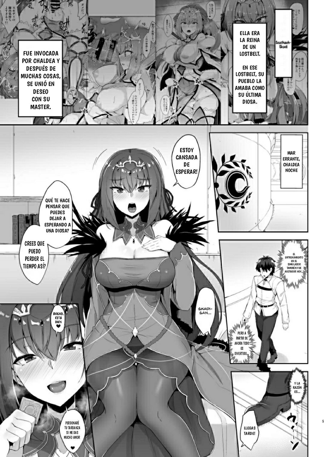 Scathach Shishou to Skadi-sama wa Ai ga Hoshii | Scathach Shishou y Skadi-sama Las deseo!! page 5 full