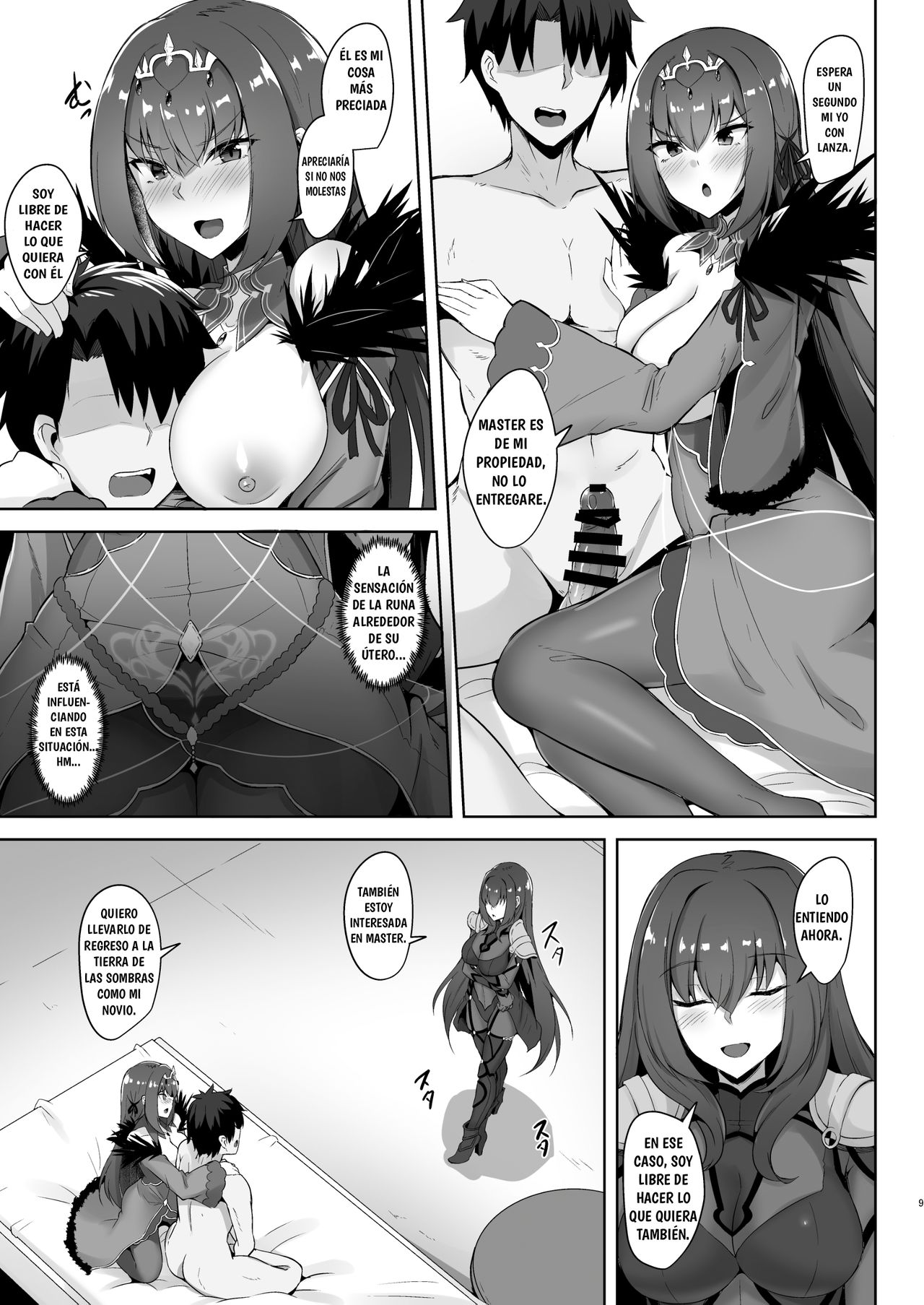 Scathach Shishou to Skadi-sama wa Ai ga Hoshii | Scathach Shishou y Skadi-sama Las deseo!! page 9 full