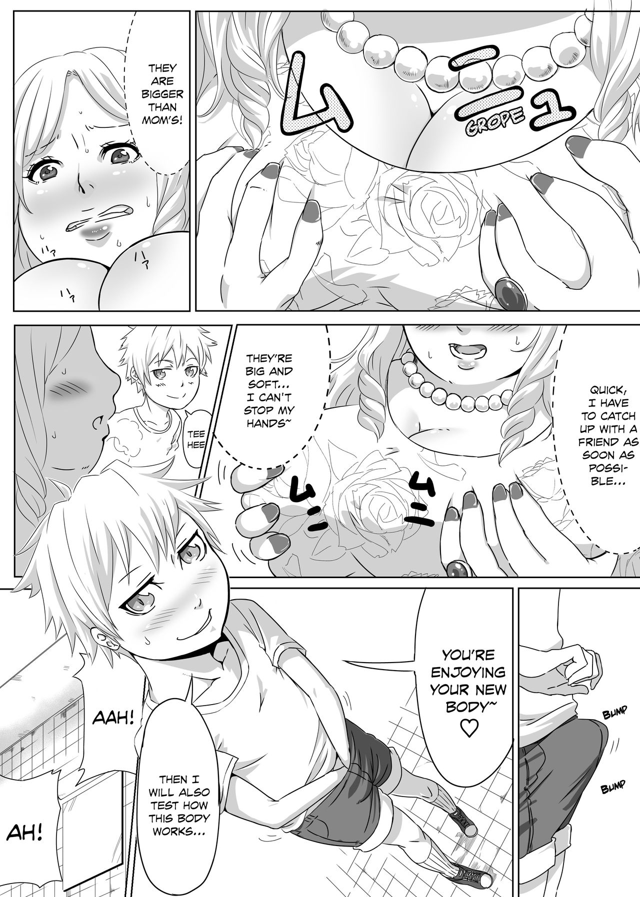 Older woman &amp; kid body swap page 3 full