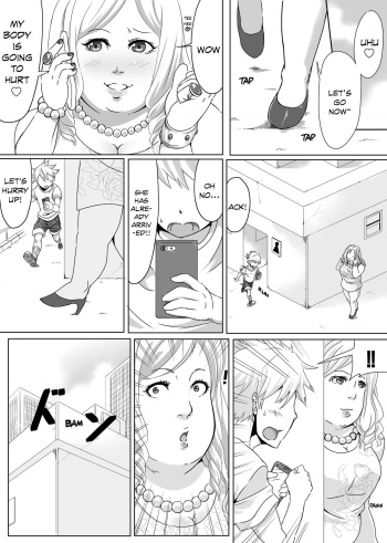 Older woman &amp; kid body swap cover