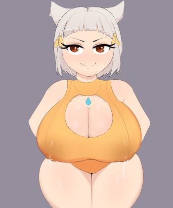 Anime Girl with Big Tits cover