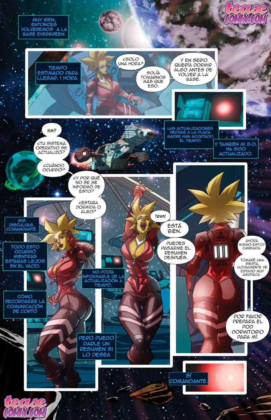 Space Slut #1 page 3 full