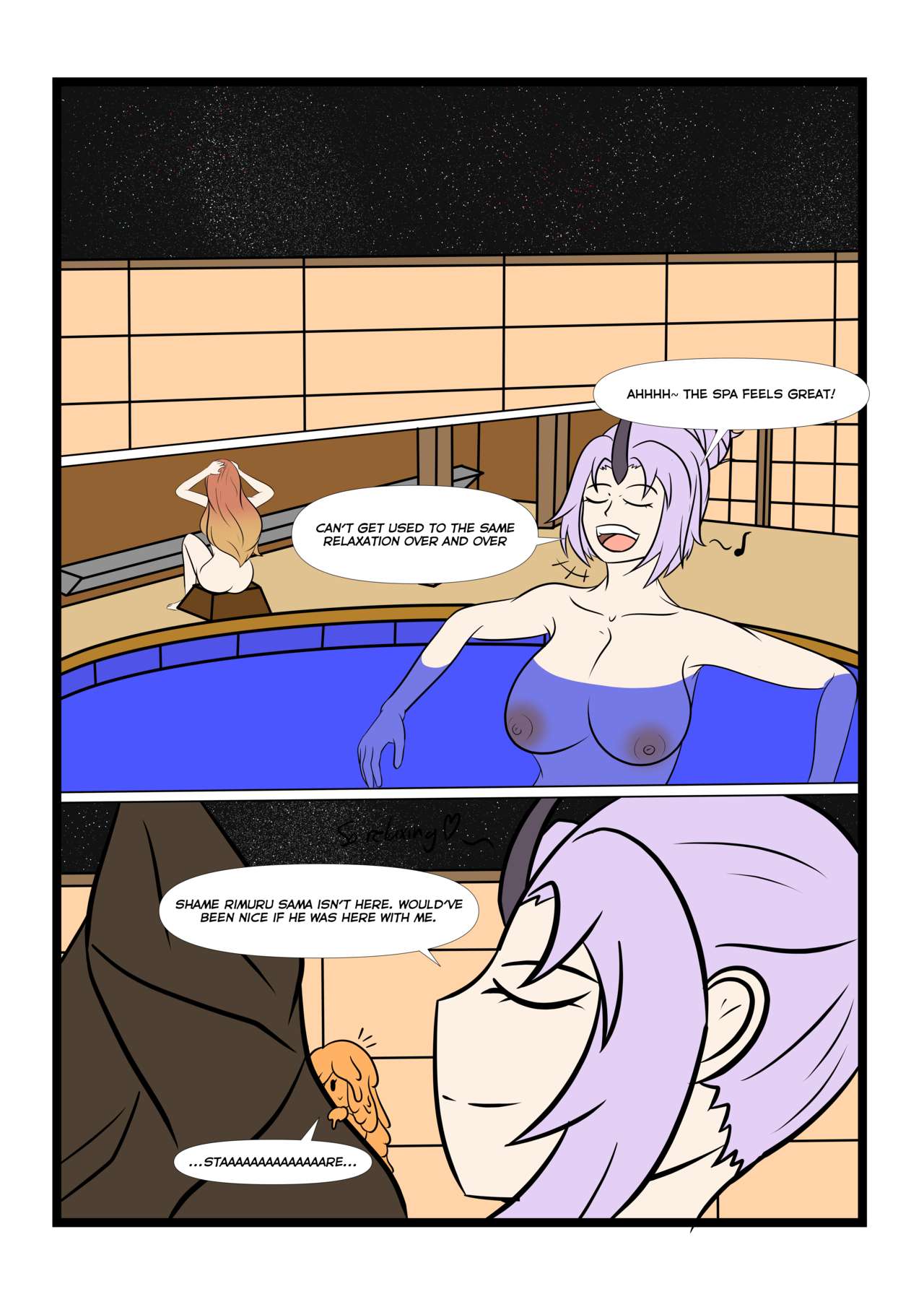 Luki and Rimuru's Spa day page 1 full