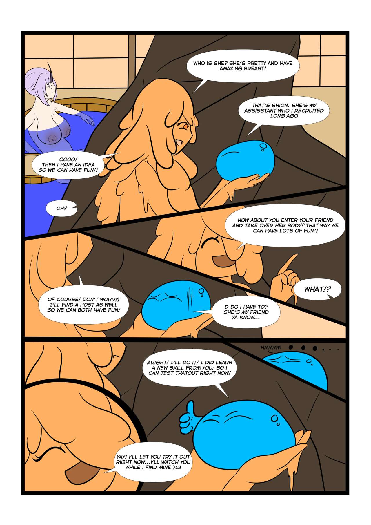 Luki and Rimuru's Spa day page 2 full