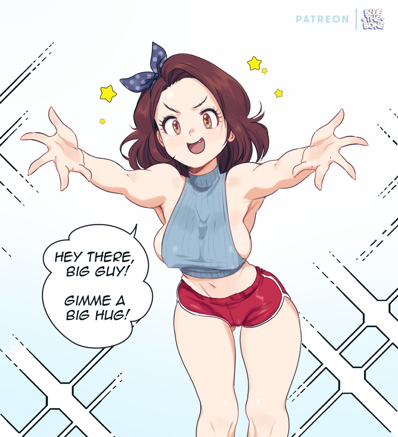 Bluesona Wants a Hug! ? page 1 full