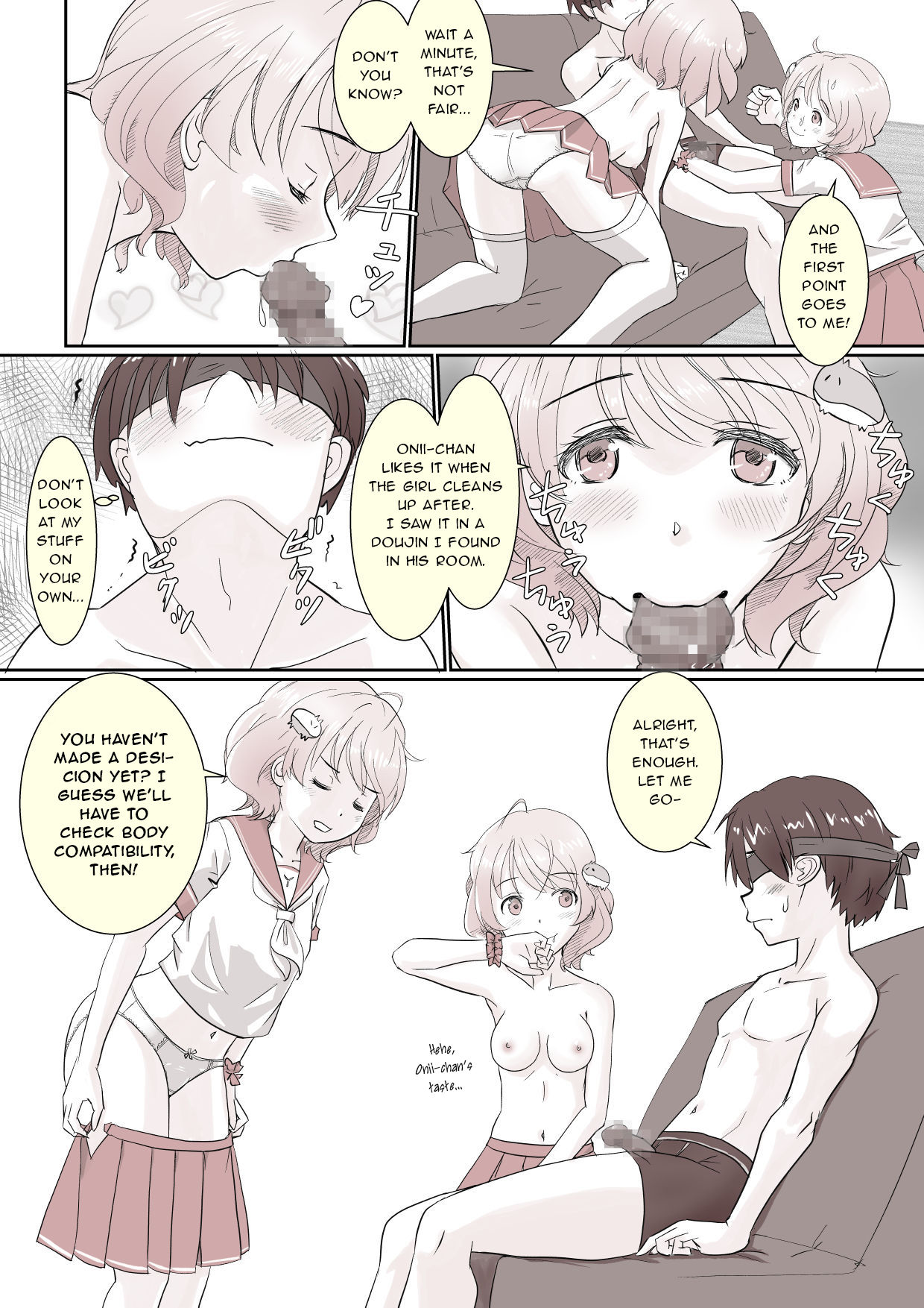 Yarisugi Twins! | Sex-crazy Twins! page 7 full