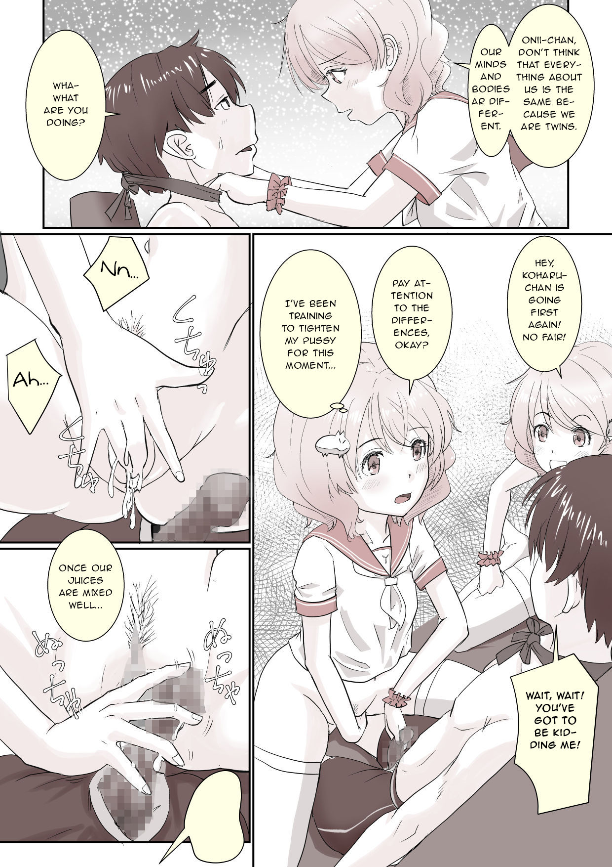 Yarisugi Twins! | Sex-crazy Twins! page 8 full