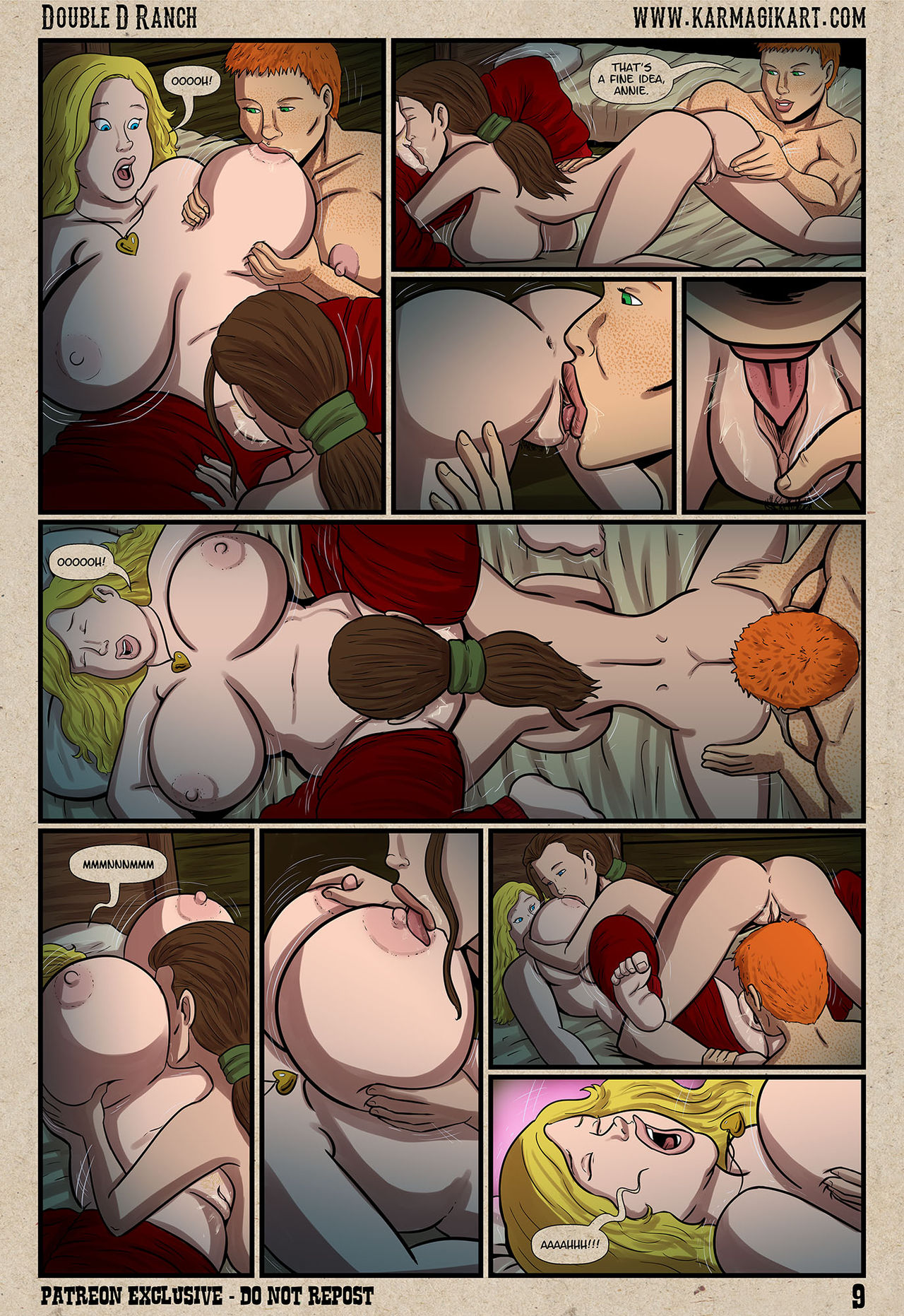 Double D Ranch #3 - A Wet and Stormy Night page 10 full