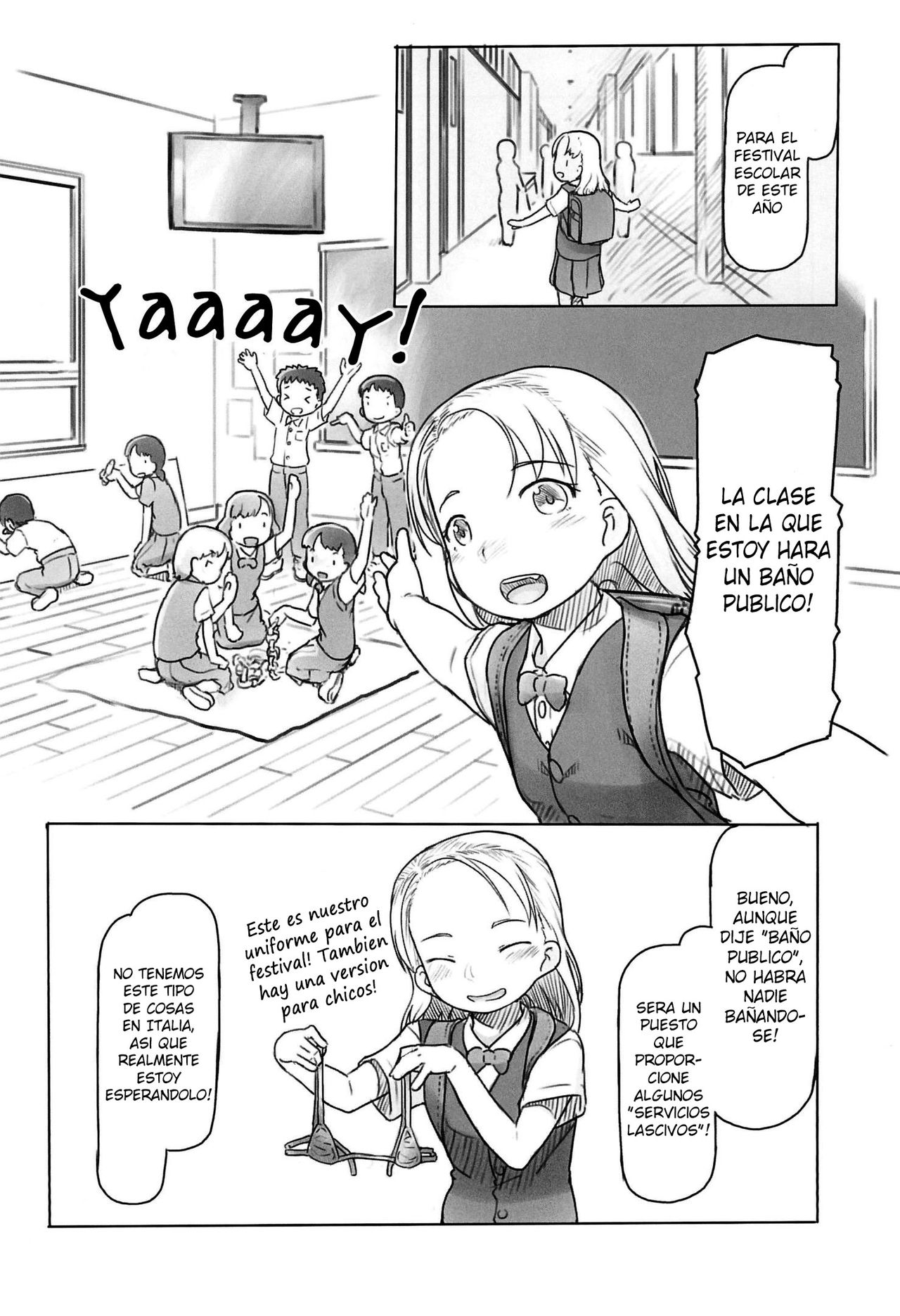 Ali-channel 4 - Class no Mogiten de Ofuro-ya-san Debut shichaimashita page 3 full