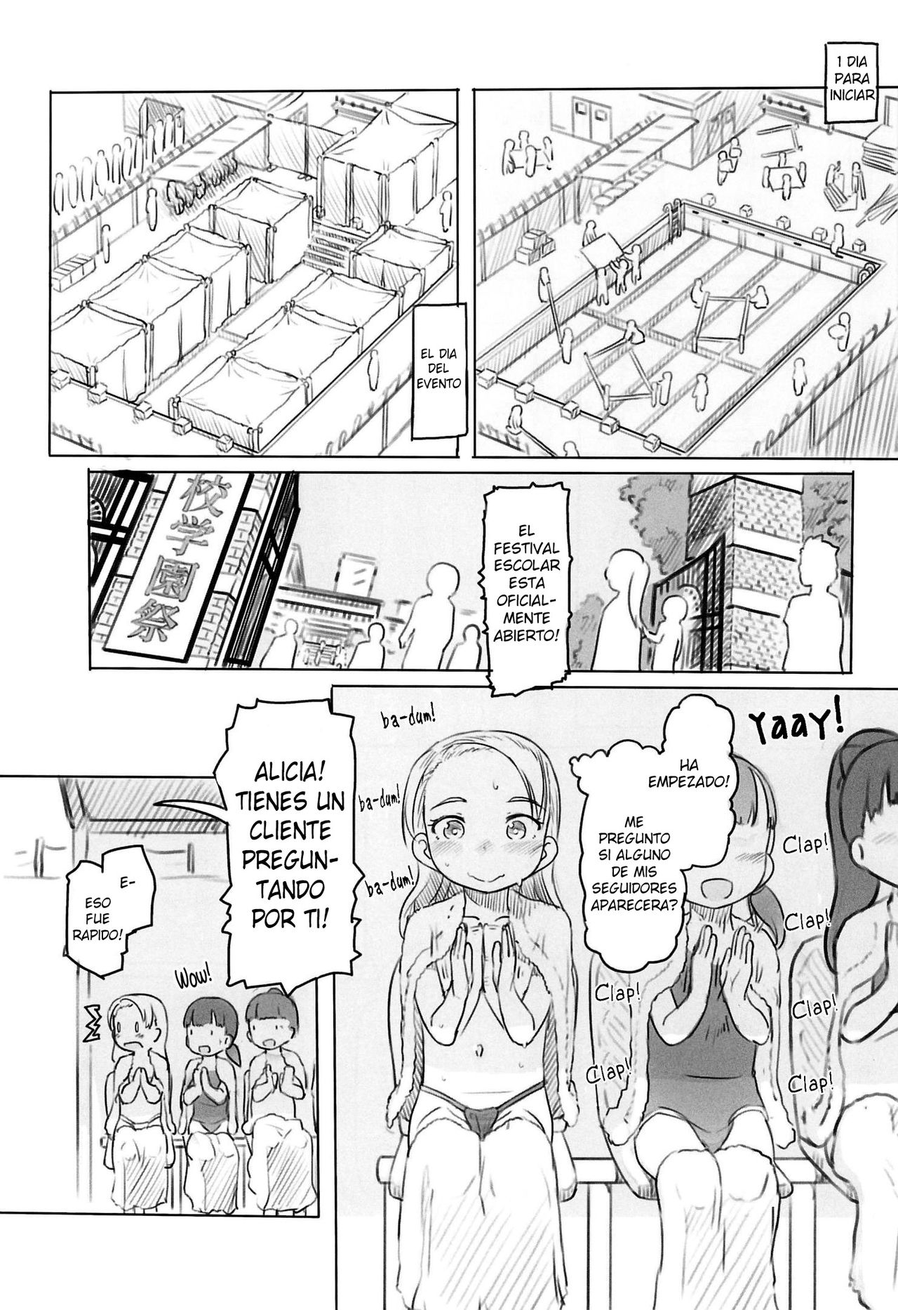 Ali-channel 4 - Class no Mogiten de Ofuro-ya-san Debut shichaimashita page 6 full