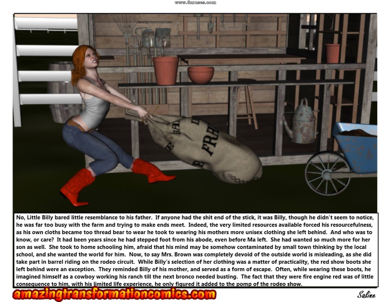 Farmer's Brown New Daughter Issue 1 page 5 full