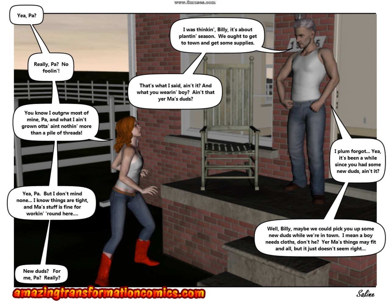 Farmer's Brown New Daughter Issue 1 page 7 full