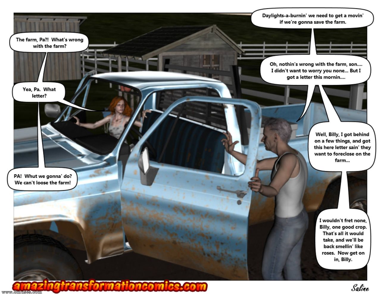 Farmer's Brown New Daughter Issue 1 page 9 full