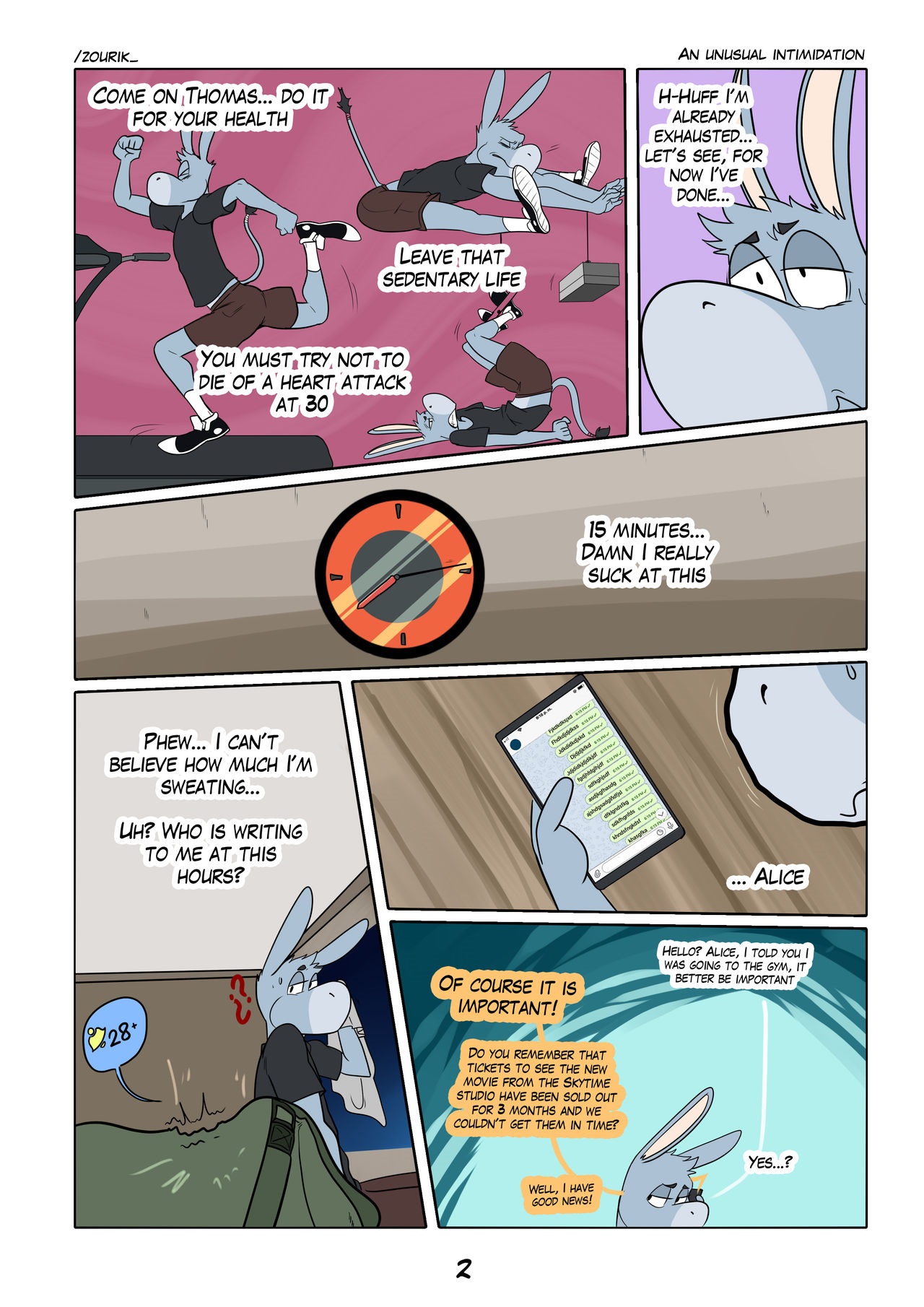 An Unusual Intimidation: Chapter 1 + Extras page 4 full