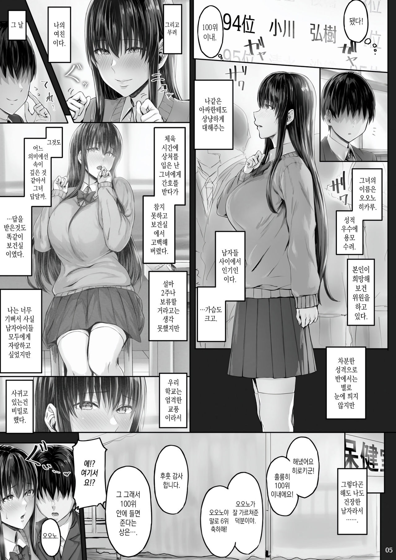 Kanojo ga Boku no Shiranai Tokoro de | 그녀가 내가 모르는 곳에서 page 5 full
