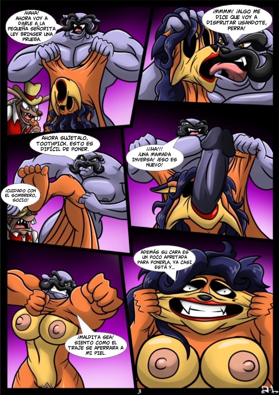 Carmelita Suit - DarkLamprey | Traje de Carmelita page 3 full