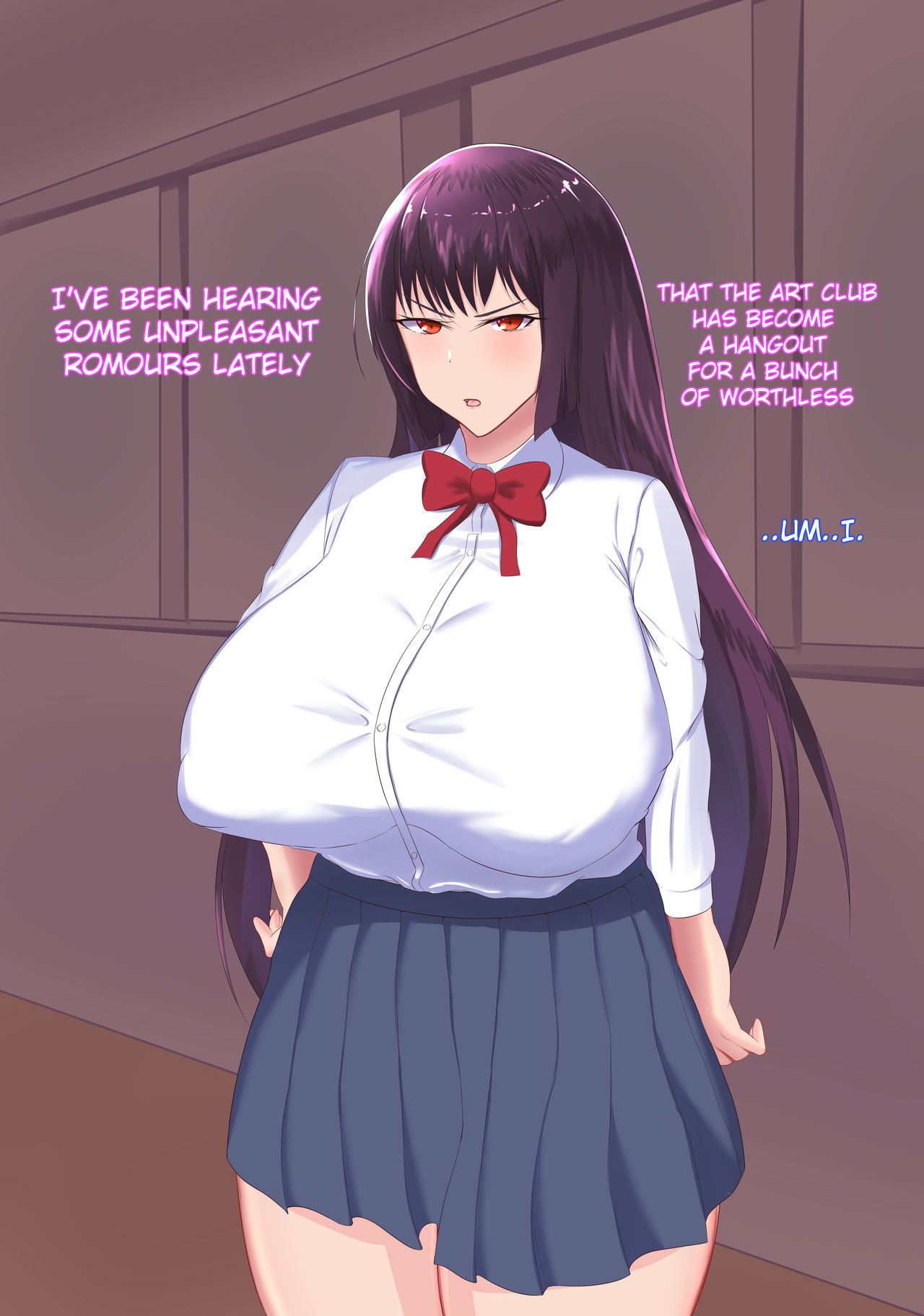 Art Session with Bunny Girl Art Club President page 4 full